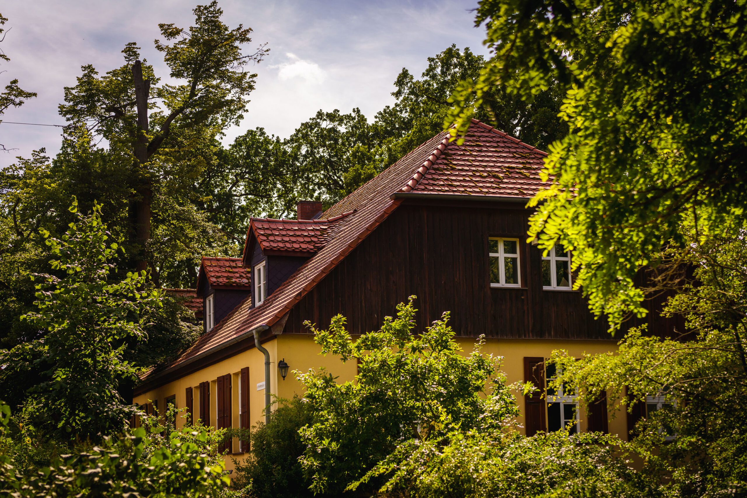 Besucherzentrum „NaturParkHaus Stechlin“, fotografiert am 30. Juli 2021. 
Foto: André Wirsig für die Regio Nord