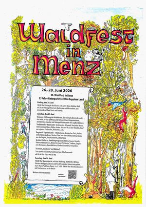 Waldfest 2026 Plakat 300x480